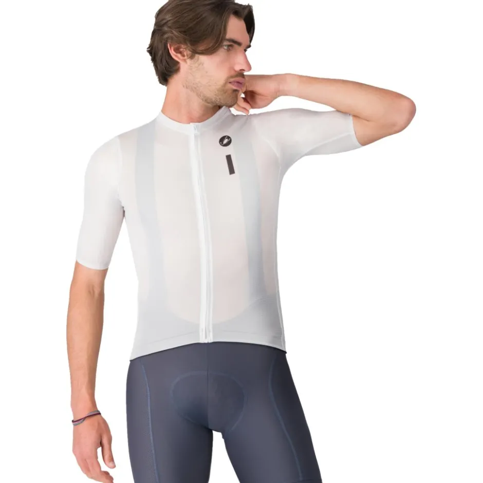 Wielershirts < Castelli Drittone ogo Herentrui et korte ouwen - white/back 001