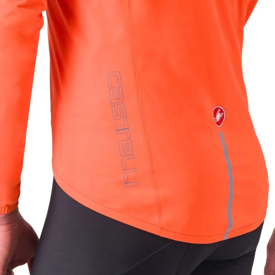 Regenjassen < Castelli Eergency 3 Regenja Heren - briiant orange 034