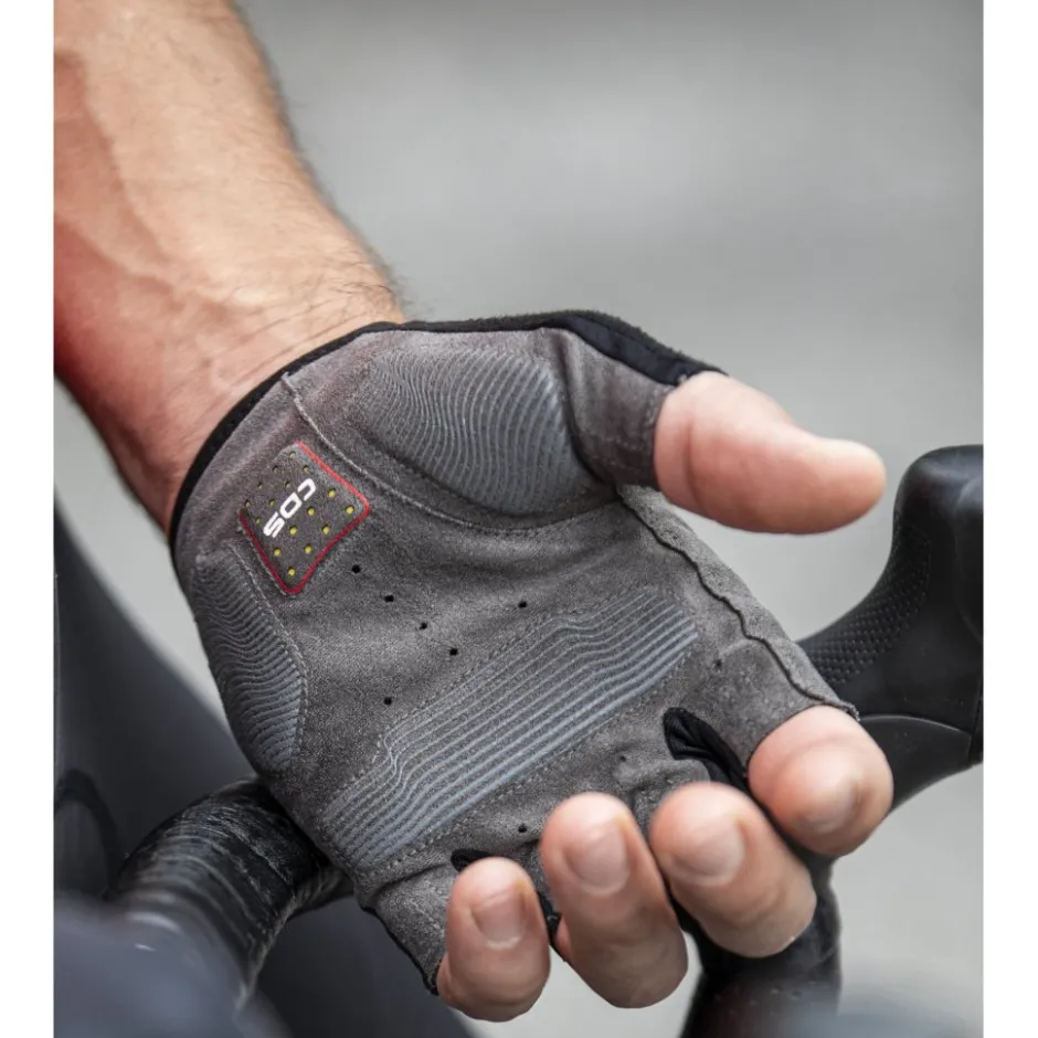 Wielerhandschoenen < Castelli Entrata V Handschoenen met Korte Vingers - light black 085