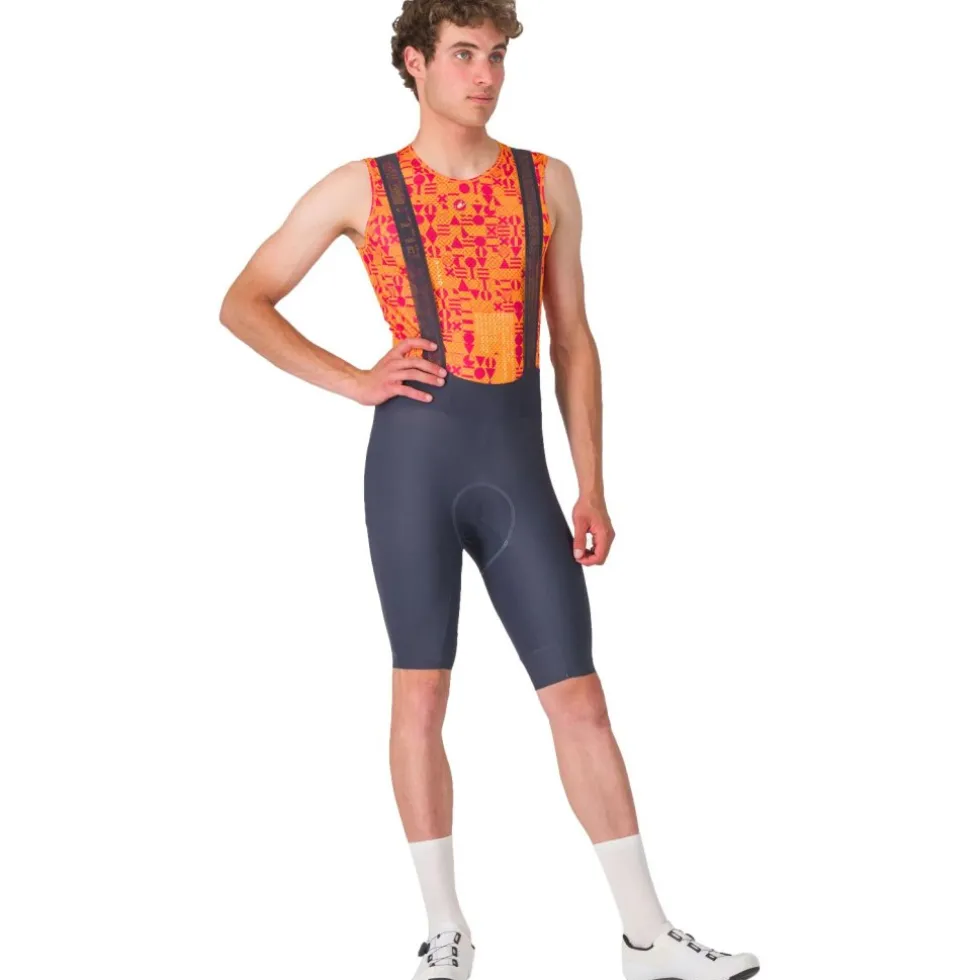 Castelli Espresso R-A/D Hemd zonder Mouwen Heren - vivid orange 863