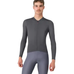 Castelli Espresso 2 Shirt met lange mouwen voor heren - smoky grey 021