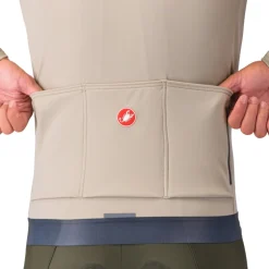 Castelli Espresso Thermoshirt Heren - clay/dark grey 294