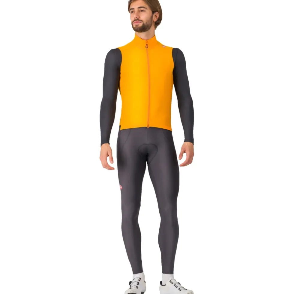 Castelli Espresso Vest Heren - vivid orange/dark grey 863