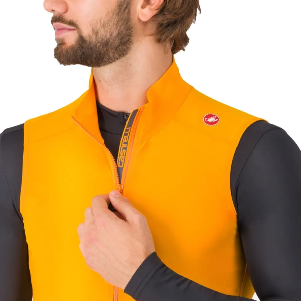 Castelli Espresso Vest Heren - vivid orange/dark grey 863