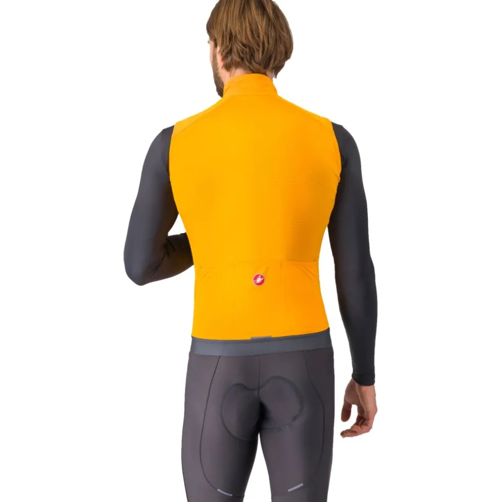 Castelli Espresso Vest Heren - vivid orange/dark grey 863
