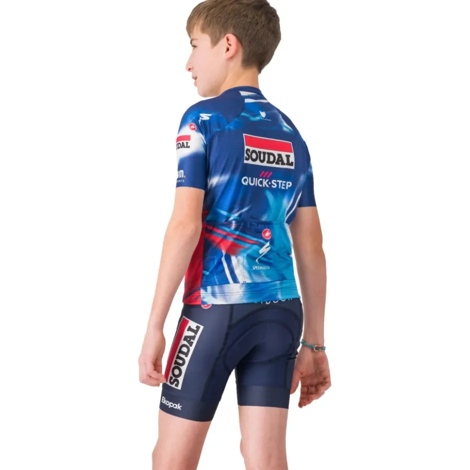 Broeken Kinderen < Castelli Fietsshort Team Soudal Quick-Step Kinder - belgian blue 424