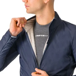 Castelli Fly Direct Jas Heren - twilight blue/silver grey 456