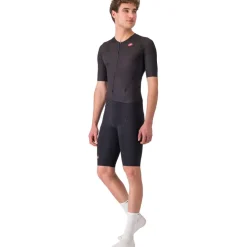 Castelli Free Sanremo 3 Racebody met Korte Mouwen Heren - zwart 010