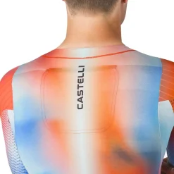 Castelli Free Sanremo 3 Racebody met Korte Mouwen Dames - wit/zwart 101