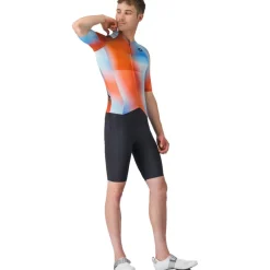 Castelli Free Sanremo 3 Racebody met Korte Mouwen Dames - wit/zwart 101