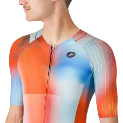 Castelli Free Sanremo 3 Racebody met Korte Mouwen Dames - wit/zwart 101