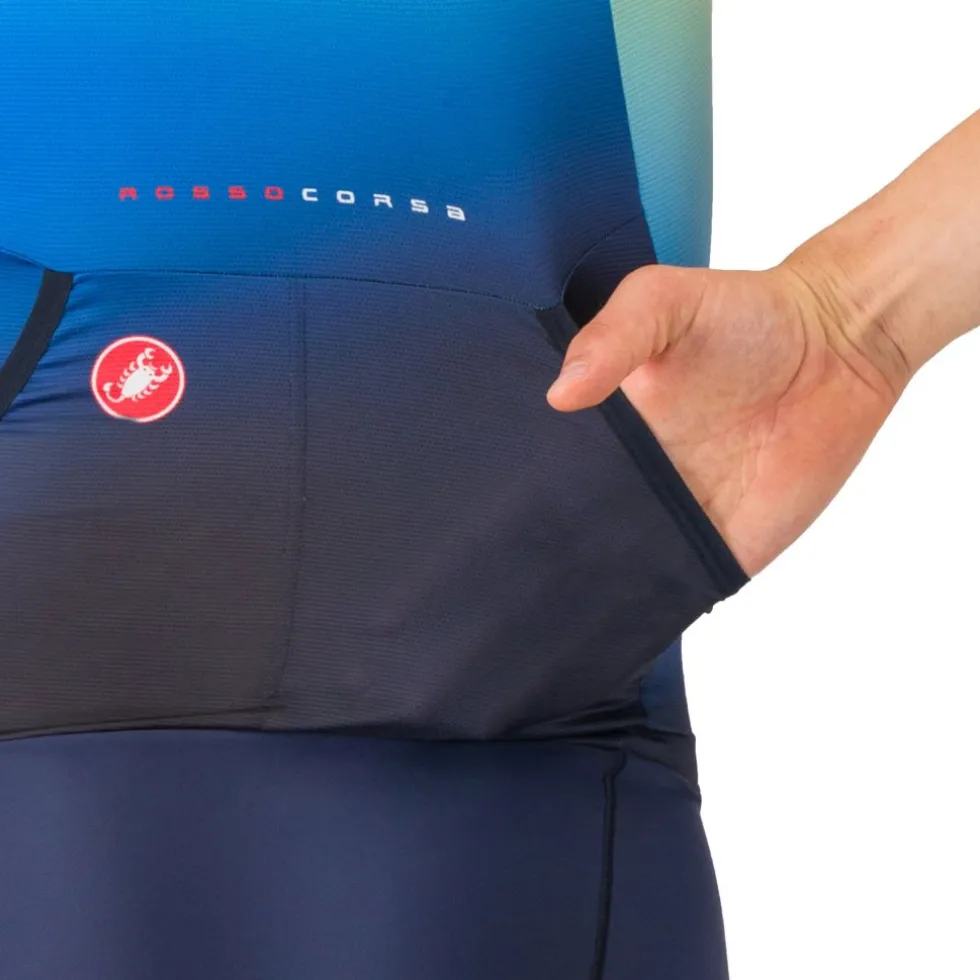 Castelli Free Sanremo 3 Racebody Heren - belgian blue/multicolor vivid 424
