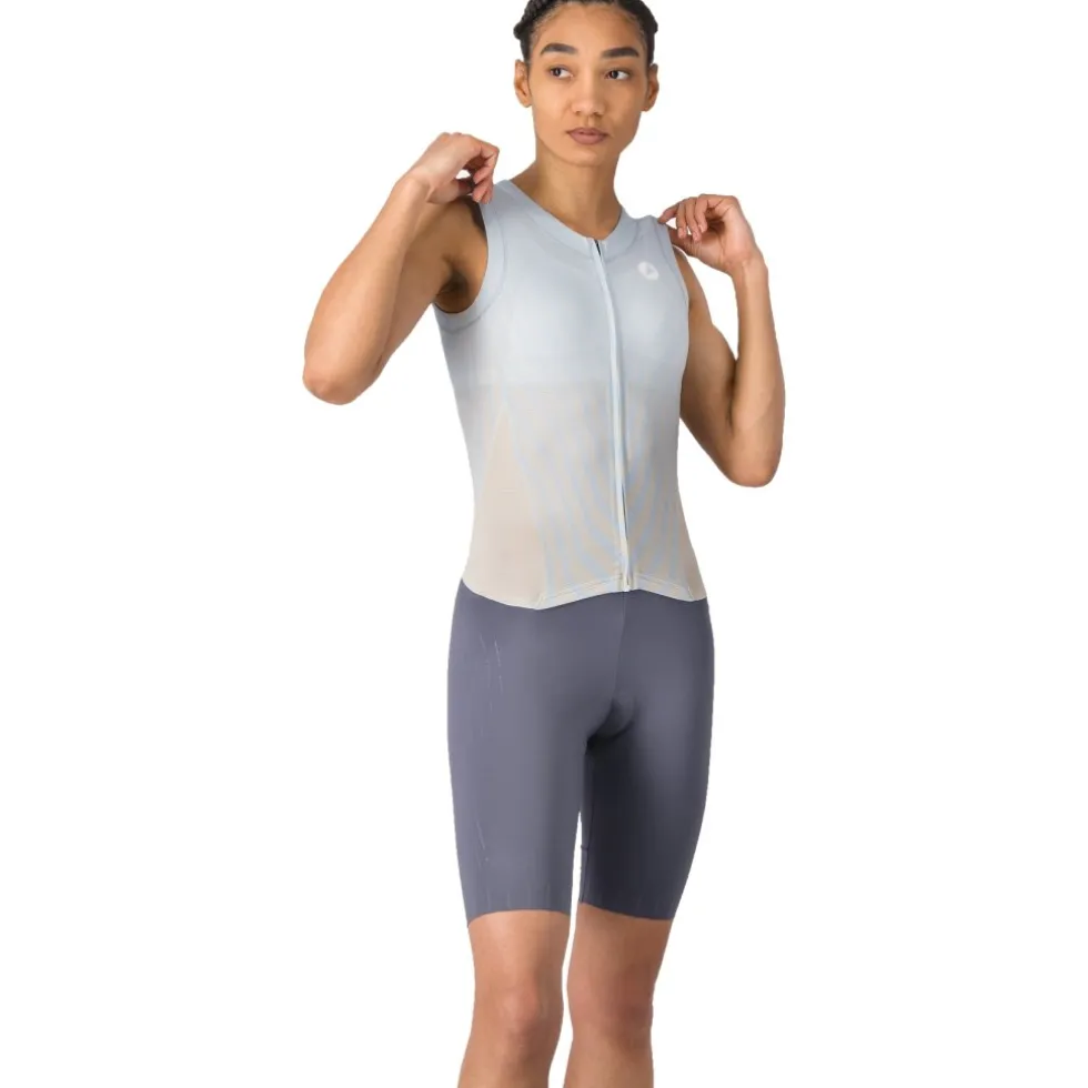 Castelli Free Sanremo 3 Racebody zonder Mouwen Dames - winter sky/silver moon-smoky grey 486