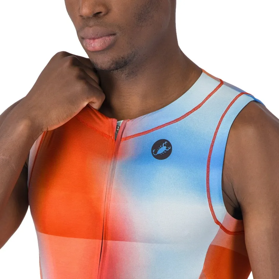 Trisuits|Trisuits < Castelli Free anreo 3 Racebody Heren - paprika/winter ky-back 655