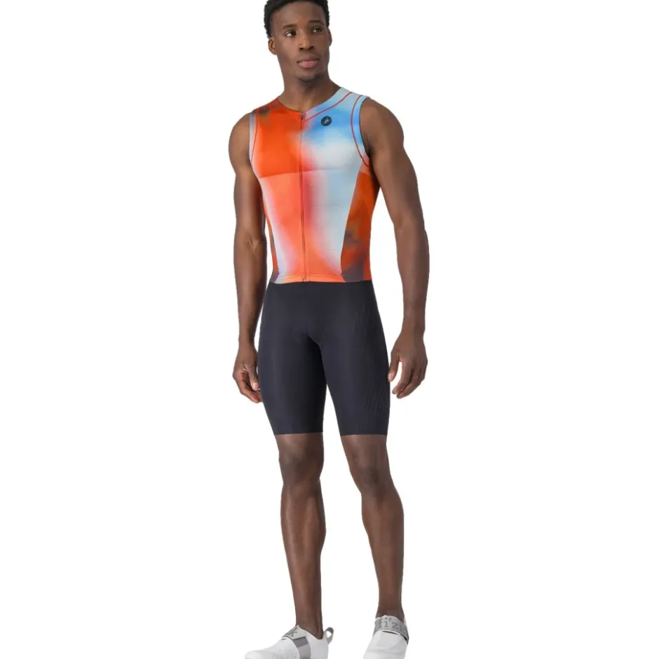 Trisuits|Trisuits < Castelli Free anreo 3 Racebody Heren - paprika/winter ky-back 655