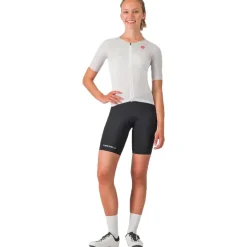Castelli Free Speed 3 Race Fietsshirt met Korte Mouwen Dames - white/silver grey 101