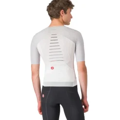 Castelli Free Speed 3 Race Fietsshirt met Korte Mouwen Heren - white/silver grey 101