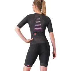 Castelli Free Speed 3 Race Fietsshirt met Korte Mouwen Dames - zwart 010