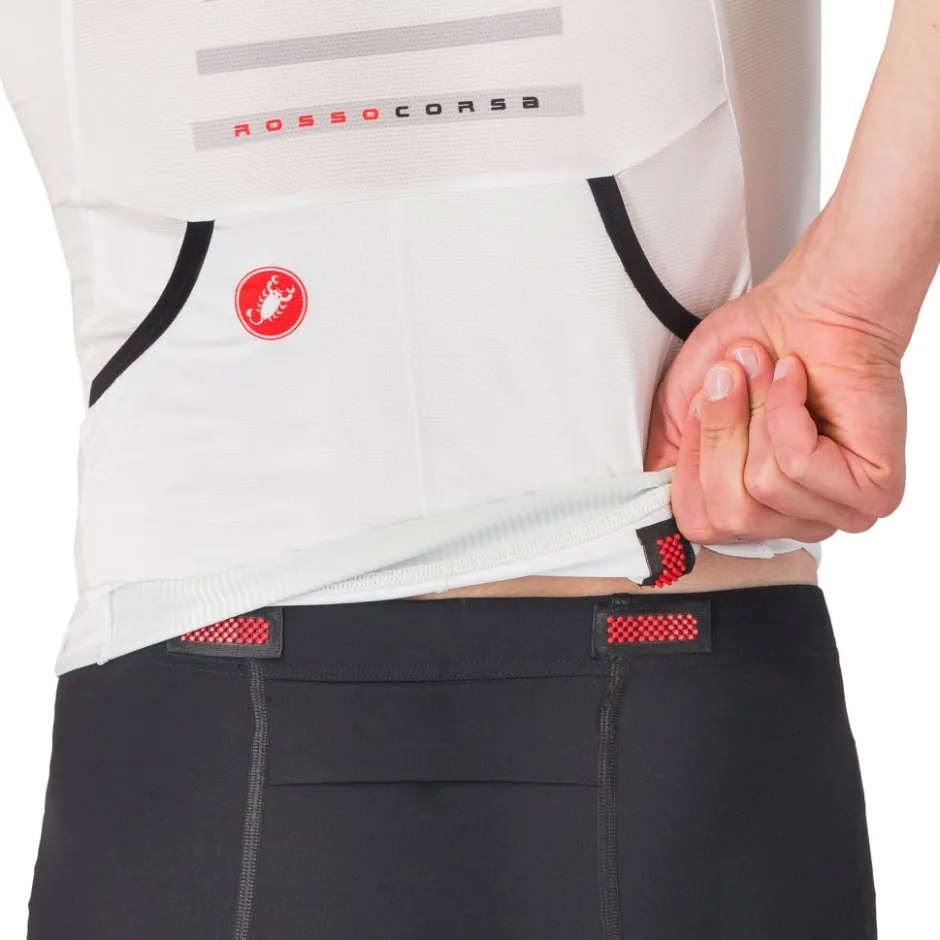T-Shirts & Tops < Castelli Free peed 3 hirt zonder ouwen Heren - white/iver grey 101