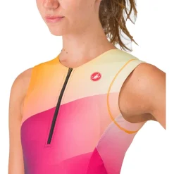 T-Shirts & Tops < Castelli Free peed 3 hirt zonder ouwen Dae - dark night hade/vivid orange 513