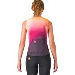 T-Shirts & Tops < Castelli Free peed 3 hirt zonder ouwen Dae - dark night hade/vivid orange 513