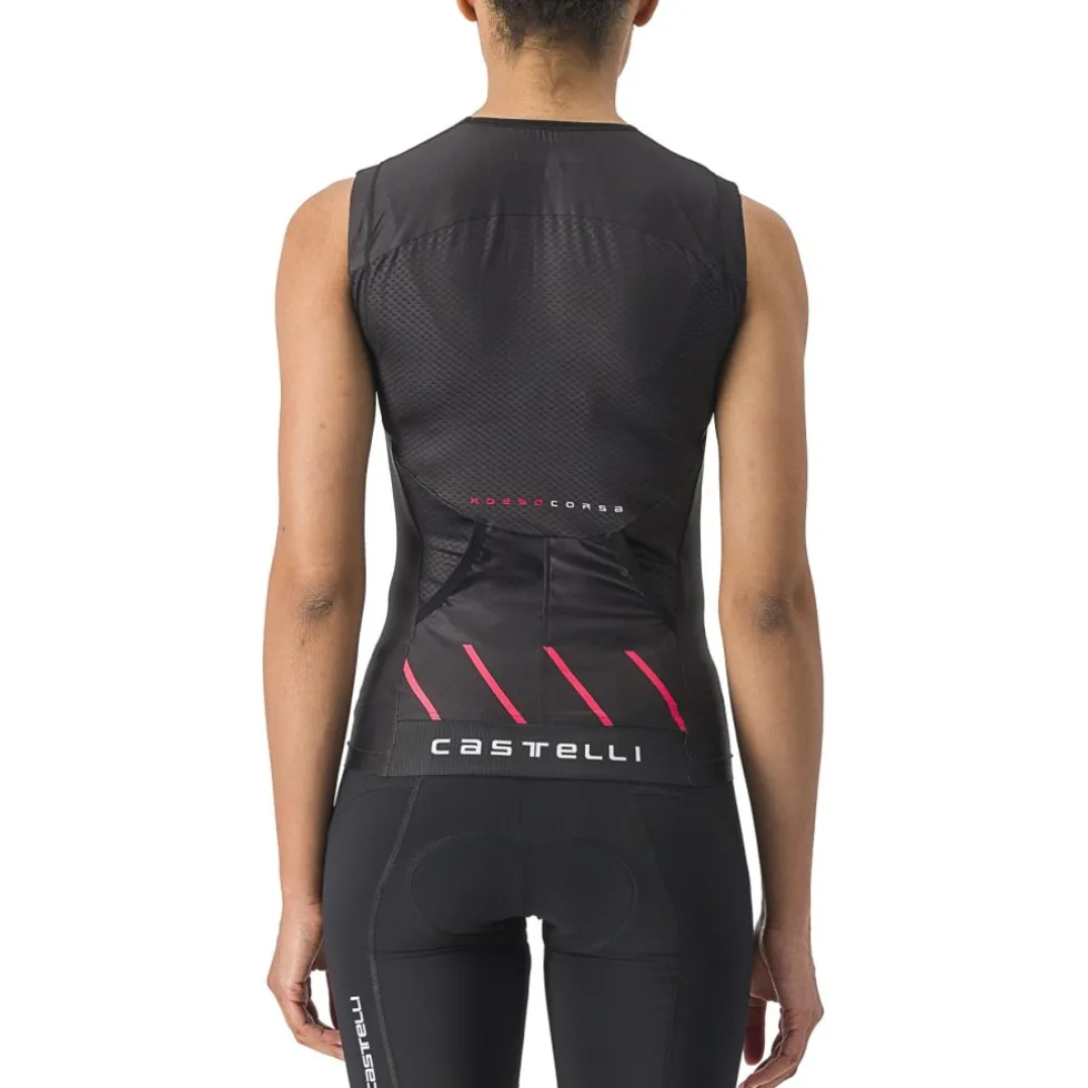Castelli Free 2 Tri Tank Dames - black/hibiscus 181