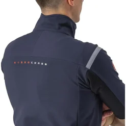 Racefietsjacks < Castelli Gabba RoS 2 Jas met Korte Mouwen Heren - belgian blue/silver grey 424