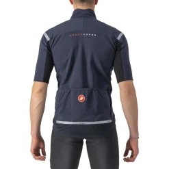Racefietsjacks < Castelli Gabba RoS 2 Jas met Korte Mouwen Heren - belgian blue/silver grey 424