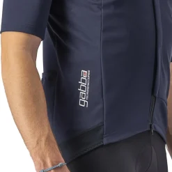 Racefietsjacks < Castelli Gabba RoS 2 Jas met Korte Mouwen Heren - belgian blue/silver grey 424