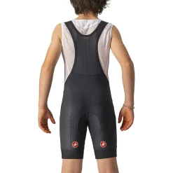 Castelli JR Competizione Fietsshort met Bretels Kinderen - black 010