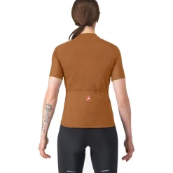 Castelli Libera 2 Fietsshirt met Korte Mouwen Dames - toffee 295