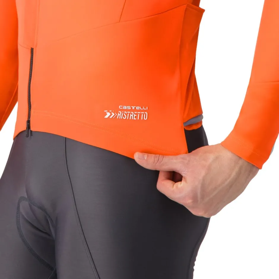Racefietsjacks < Castelli Perfetto Air Jas Heren - brilliant orange 034