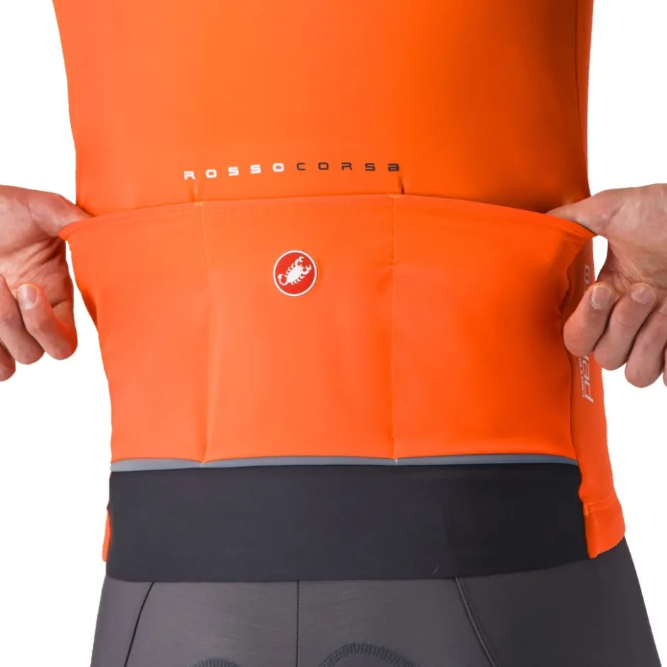 Vesten < Castelli Perfetto Air Vet Heren - briiant orange 034