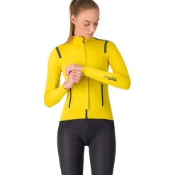 Racefietsjacks < Castelli Perfetto Ro 3 Ja Dame - mango mojito/back refex 712