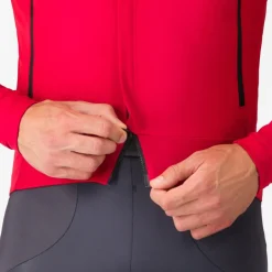 Racefietsjacks < Castelli Perfetto RoS 3 Jas Heren - rich red/black reflex 645