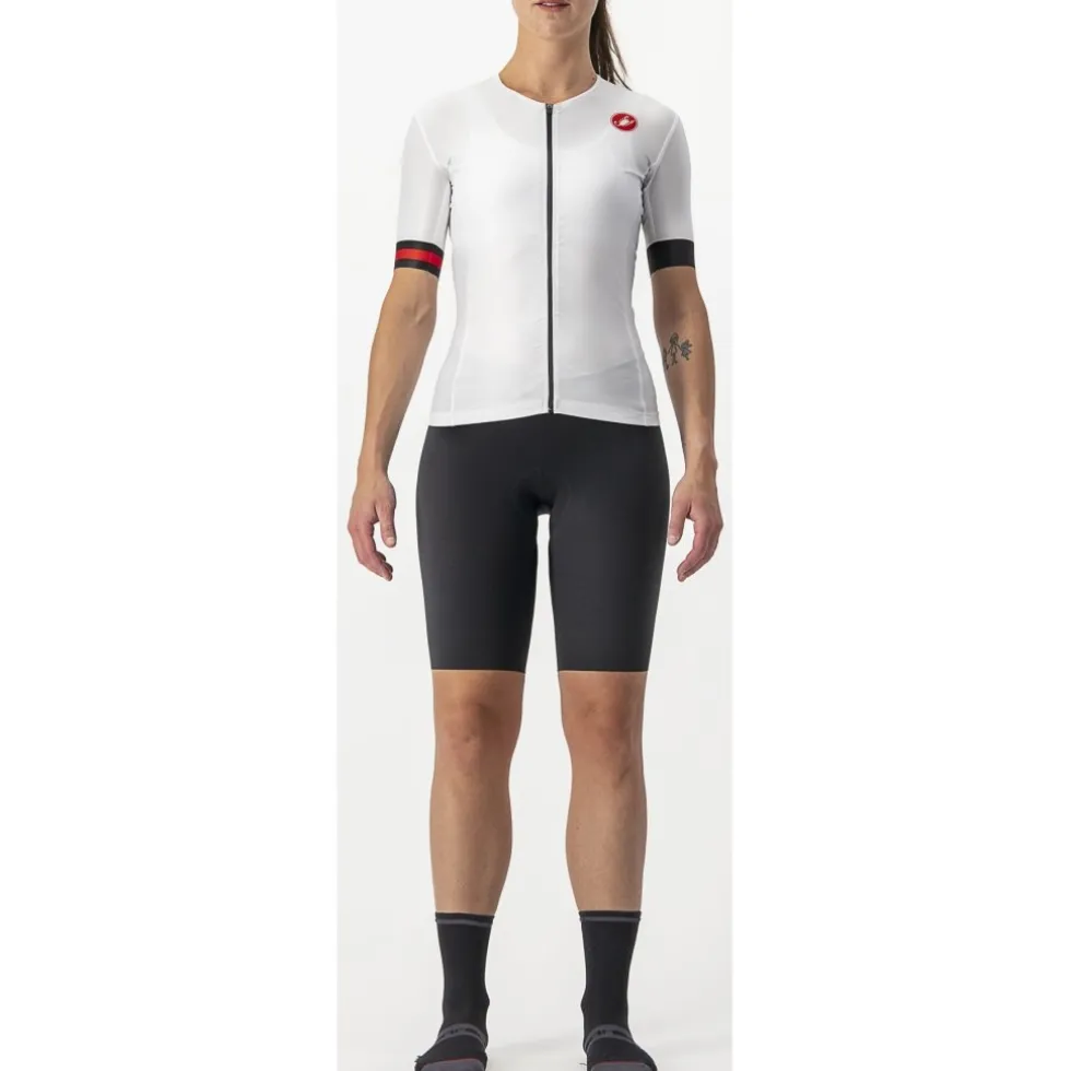 Castelli Premio Tri Speed Malla Corta Dames - zwart 010