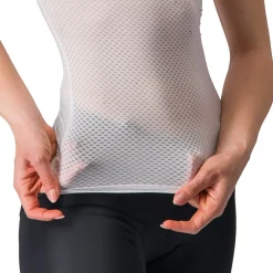 Castelli Pro Mesh Hemd met Korte Mouwen Dames - wit 001