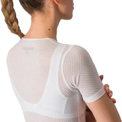 Castelli Pro Mesh Hemd met Korte Mouwen Dames - wit 001