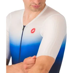 Trisuits|Trisuits < Castelli PR 2 Speed Racebody Heren - belgian blue/white-azzurro ita 424