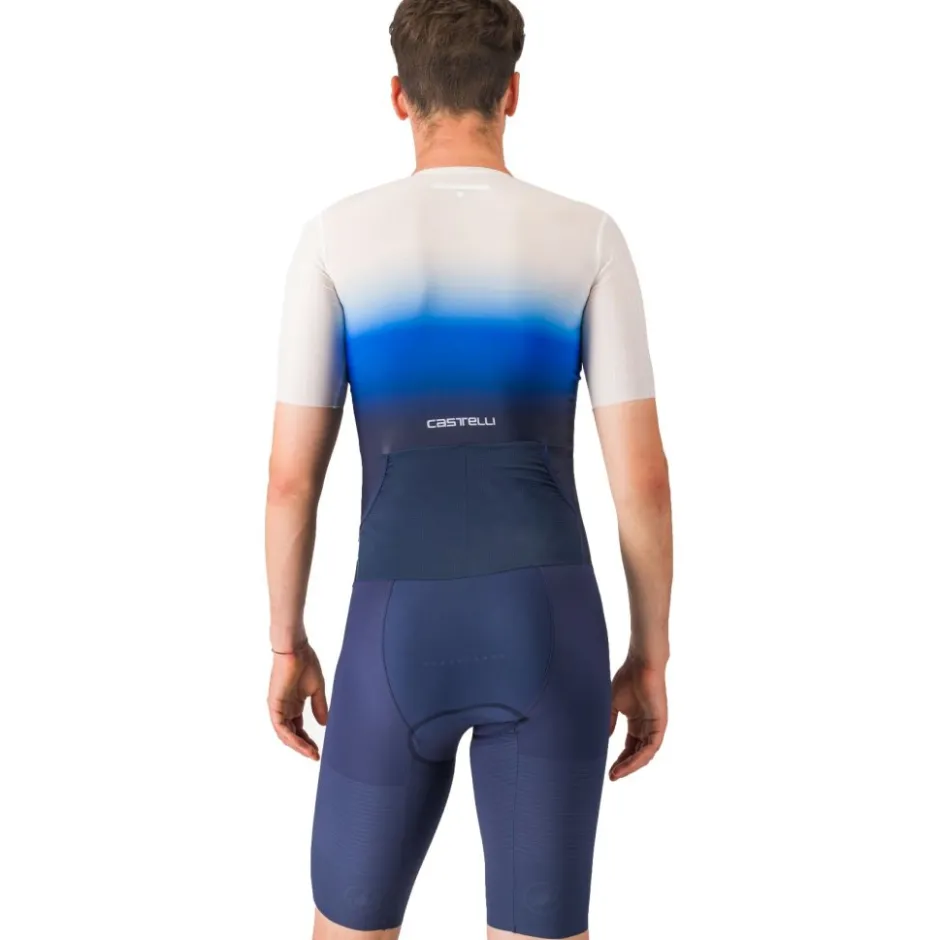 Trisuits|Trisuits < Castelli PR 2 Speed Racebody Heren - belgian blue/white-azzurro ita 424