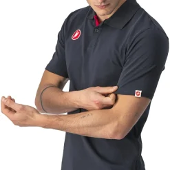 T-Shirts & Tops < Castelli Race Day Pooshirt Heren - zwart 010