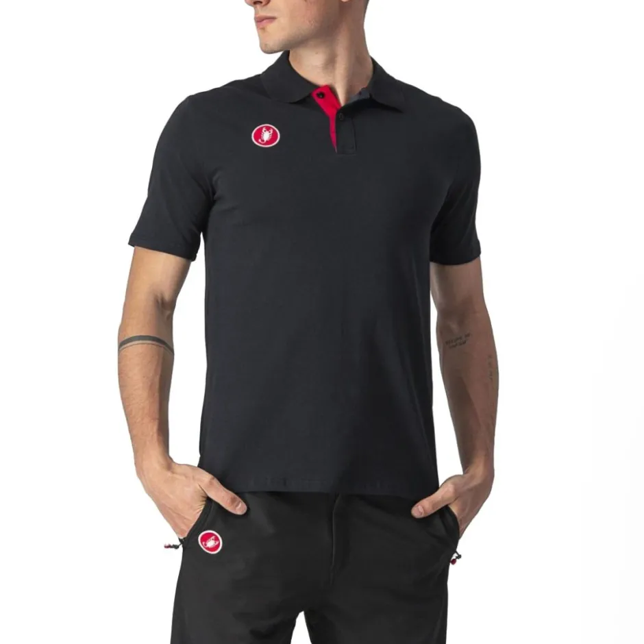 T-Shirts & Tops < Castelli Race Day Pooshirt Heren - zwart 010