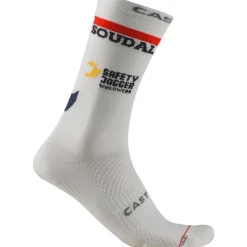 Castelli Rosso Corsa Pro 18 Sokken Team Soudal Quick-Step - white 001