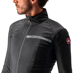 Castelli Squadra Stretch Jas Heren - light black/dark grey