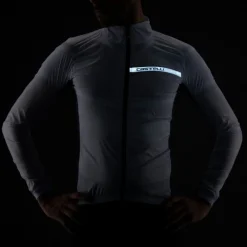 Castelli Squadra Stretch Jas Heren - silver grey/dark grey