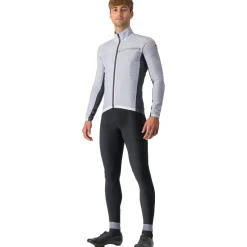 Castelli Squadra Stretch Jas Heren - silver grey/dark grey