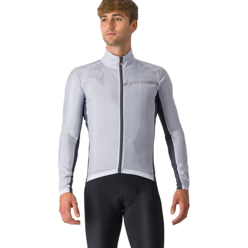 Castelli Squadra Stretch Jas Heren - silver grey/dark grey