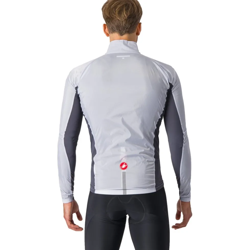 Castelli Squadra Stretch Jas Heren - silver grey/dark grey