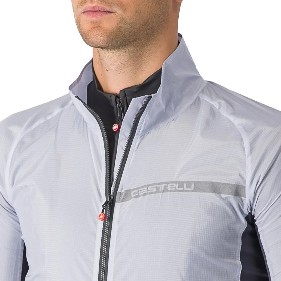 Castelli Squadra Stretch Jas Heren - silver grey/dark grey