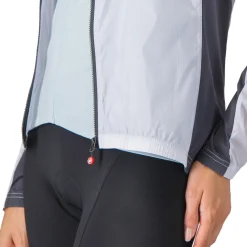 Castelli Squadra Stretch Jas Dames - silver grey/dark grey